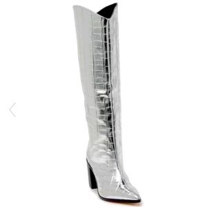 SCHUTZ  silver Analeah boot